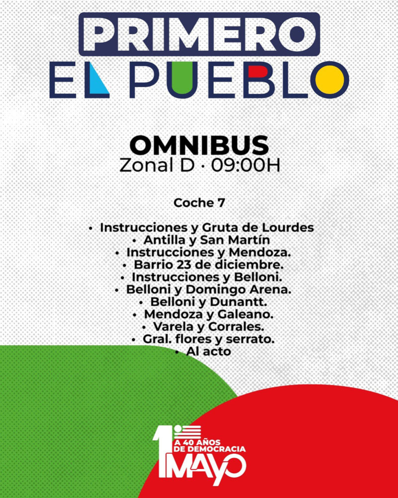 1° de mayo